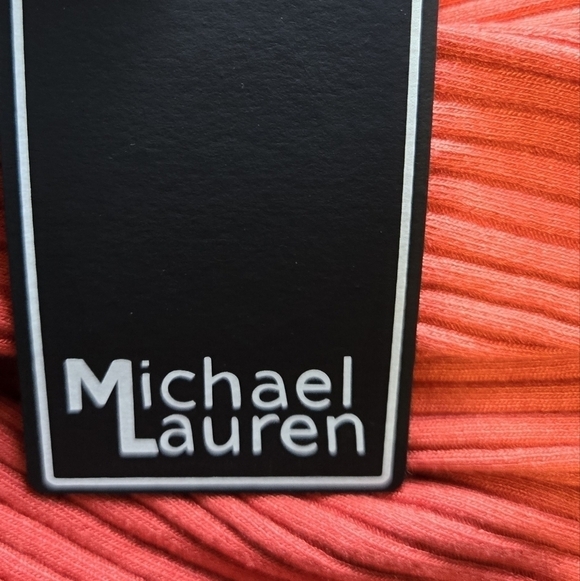 Michael Lauren Ribbed Ultra-Soft, Eden Short Sleeve Mini Dress, Rust, Small, NWT - Picture 5 of 10